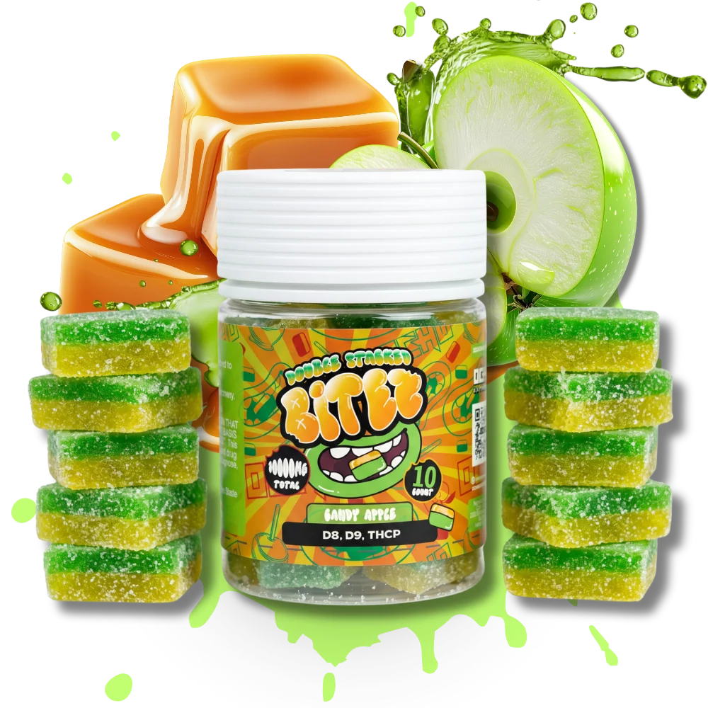 Ocho Extracts Double Stacked Bitez D8 D9 THCP Gummies 10,000mg