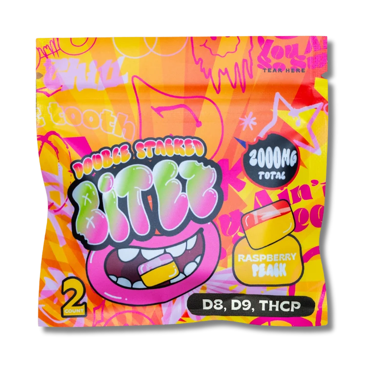 Ocho Extracts Double Stacked Bitez 2000mg (2pk) - Coastal Hemp Co