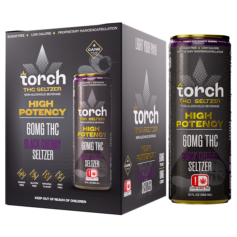 Torch High Potency THC Seltzer 60mg - Coastal Hemp Co