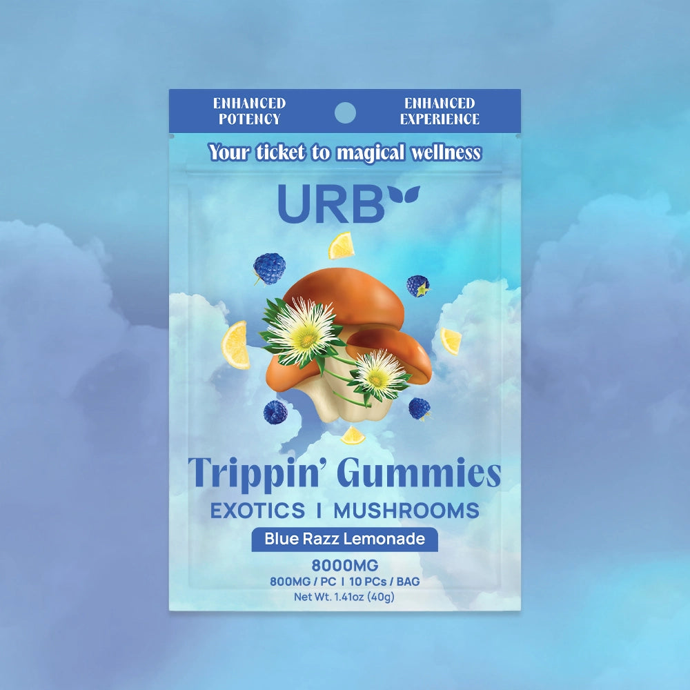 Urb Trippin' Mushroom Gummies Lifted Made Coastal Hemp Co