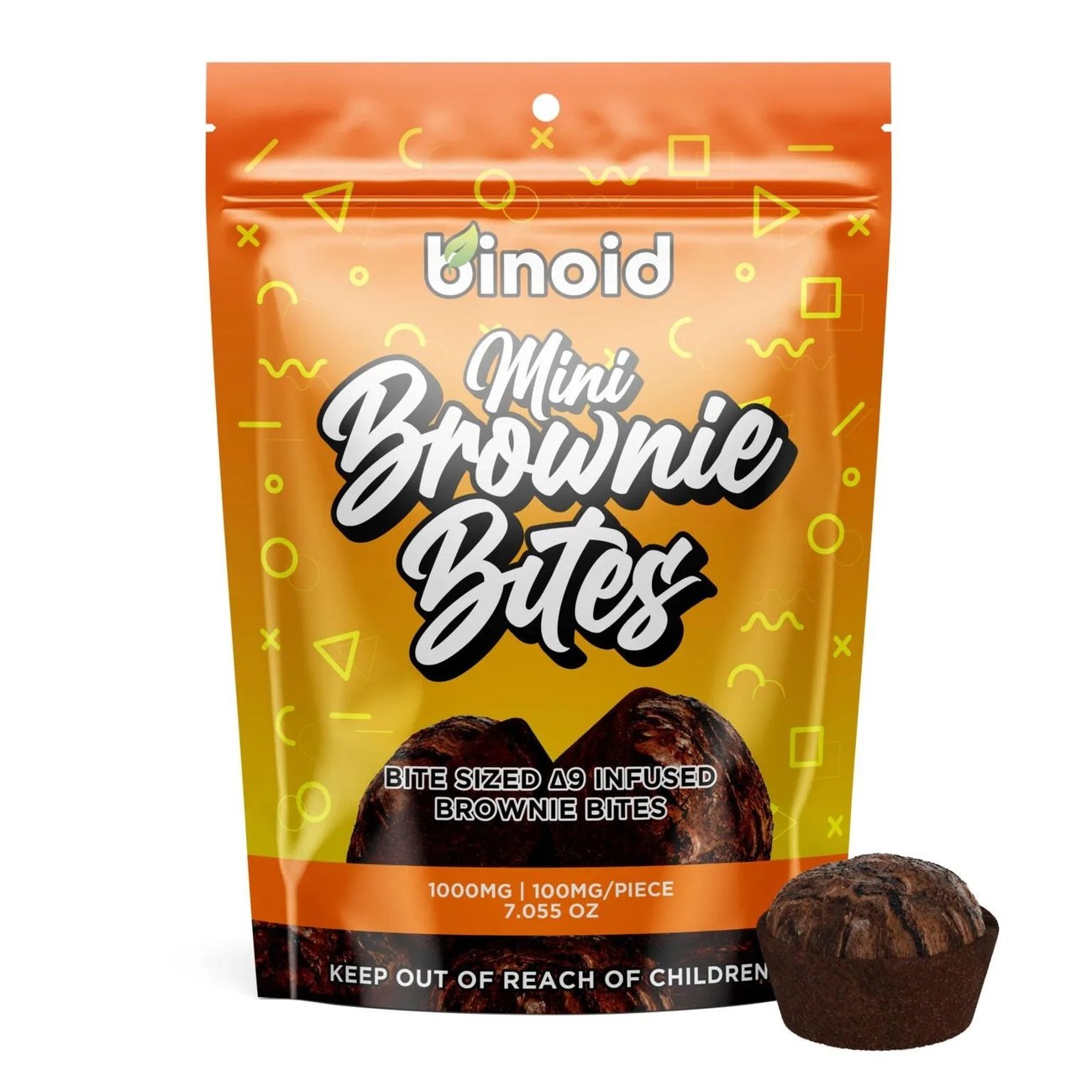 Binoid Mini Brownie Bites – 1000mg Binoid Coastal Hemp Co