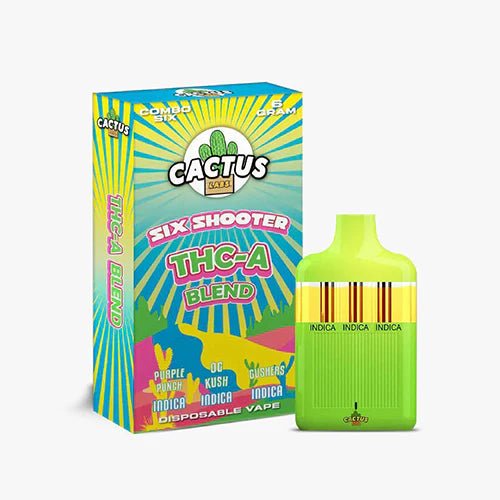 Cactus Labs - Cactus Labs Six Shooter THCA Disposable Device 6G - Shop Coastal Hemp Co