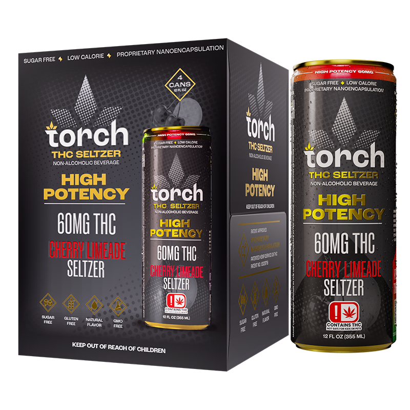 Torch High Potency THC Seltzer 60mg - Coastal Hemp Co