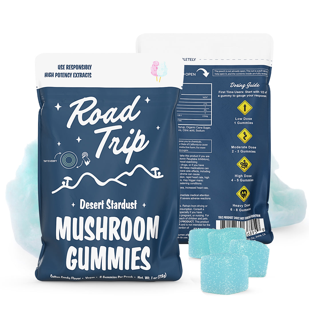 Road Trip Mushroom Gummies Desert Stardust