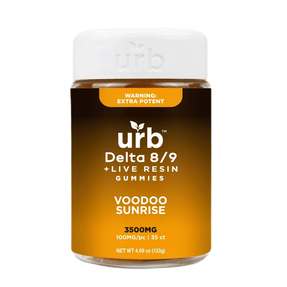 Urb 3500 mg D8/D9 Gummies Vegan - Coastal Hemp Co