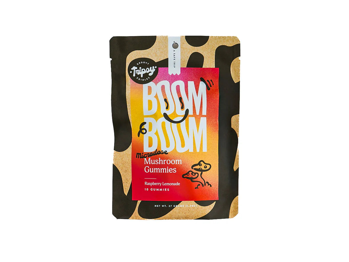 Tripsy BOOM BOOM Microdose Mushroom Gummies 10ct. Realize Coastal Hemp Co