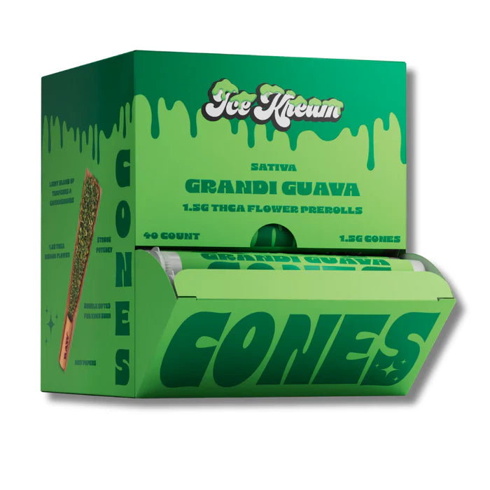 Ice Kream Cones THCA Pre-Rolls 1.5G | 40ct Display Ice Kream Coastal Hemp Co