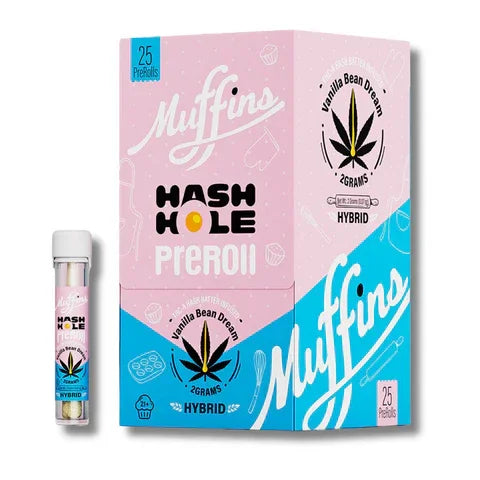 MUFFINS THCA 2G Hash Holes 25pk Display Muffins Coastal Hemp Co