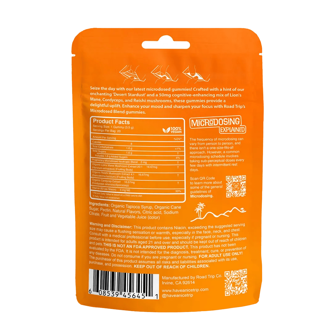 Road Trip MicroDosed Mushroom Gummies Road Trip Co. Coastal Hemp Co
