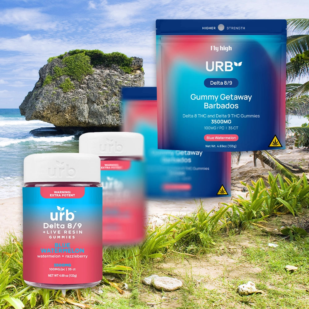 Urb D8/D9 THC Gummies 3500MG Lifted Made Coastal Hemp Co