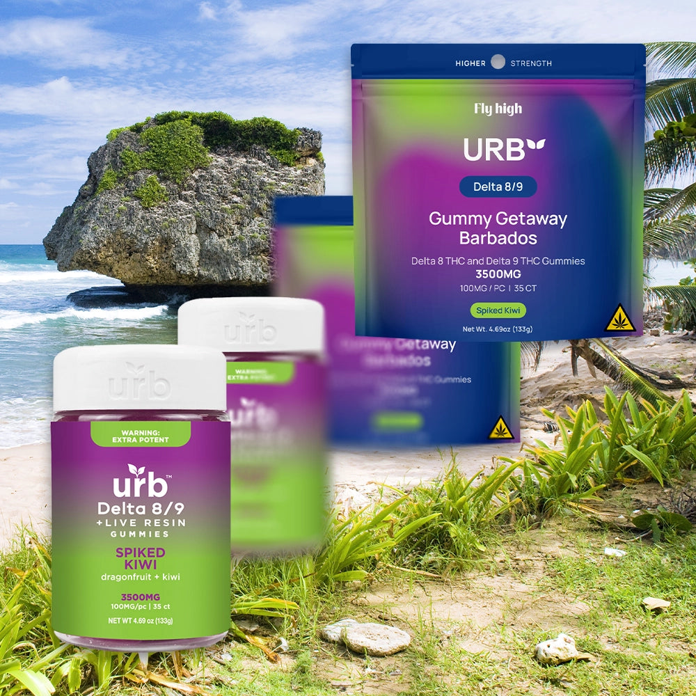 Urb D8/D9 THC Gummies 3500MG Lifted Made Coastal Hemp Co