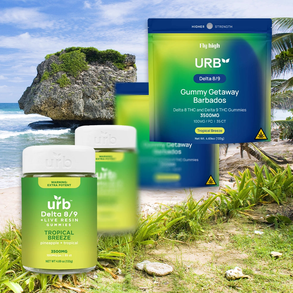 Urb D8/D9 THC Gummies 3500MG Lifted Made Coastal Hemp Co