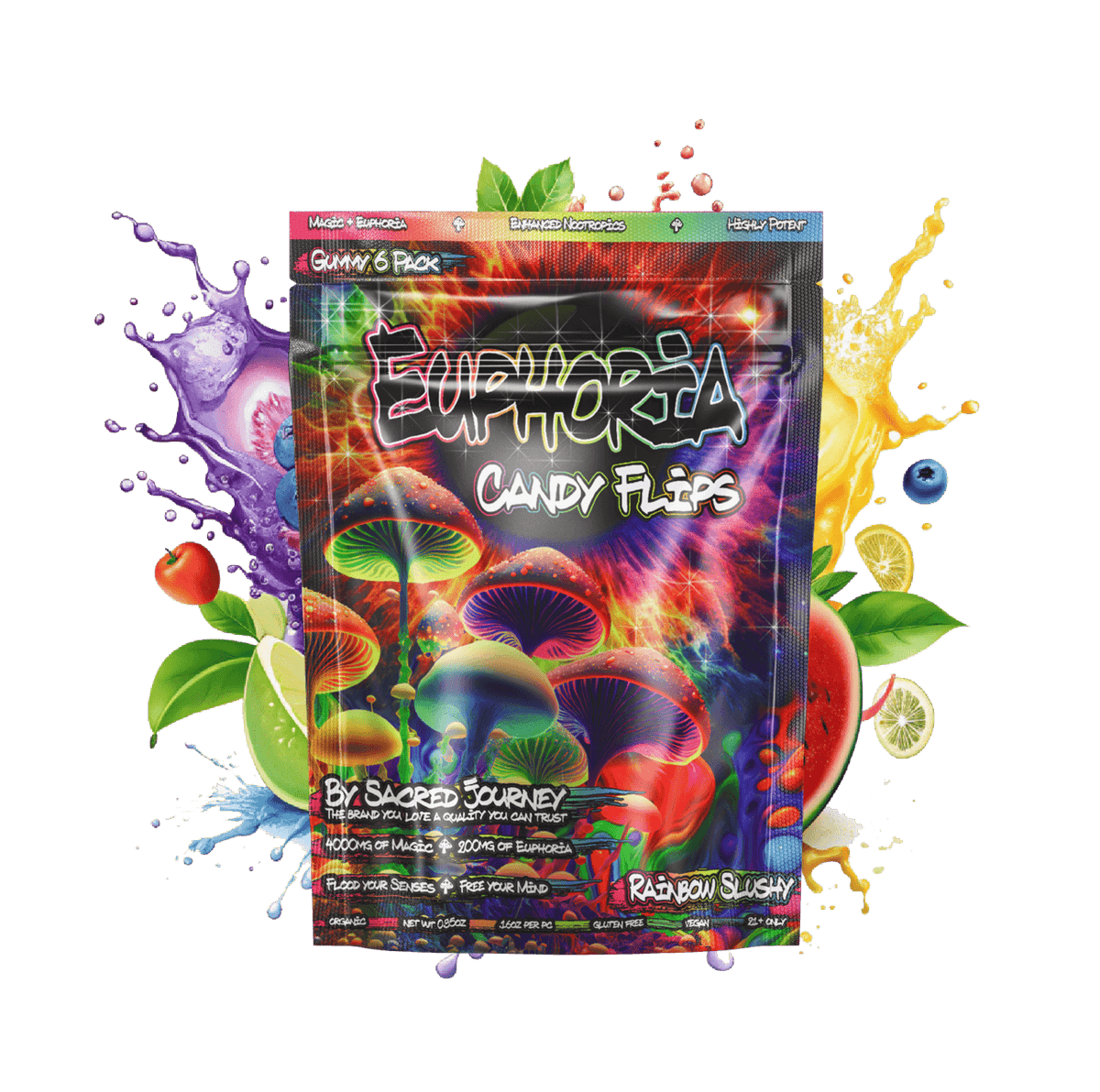 Euphoria Candy Flips -  Rainbow Slushy