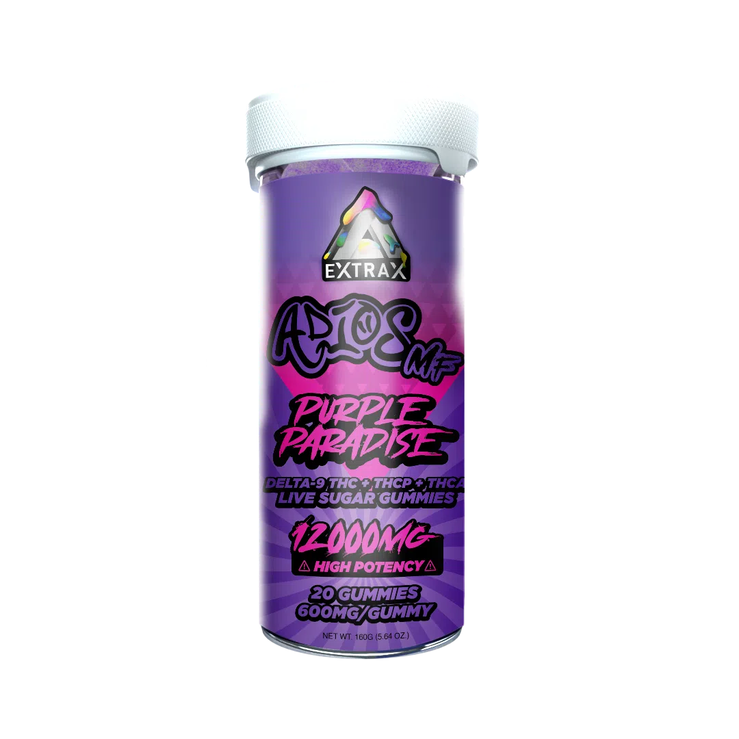 Delta Extrax Adios MF THCA Gummies 12,000Mg Delta Extrax Coastal Hemp Co