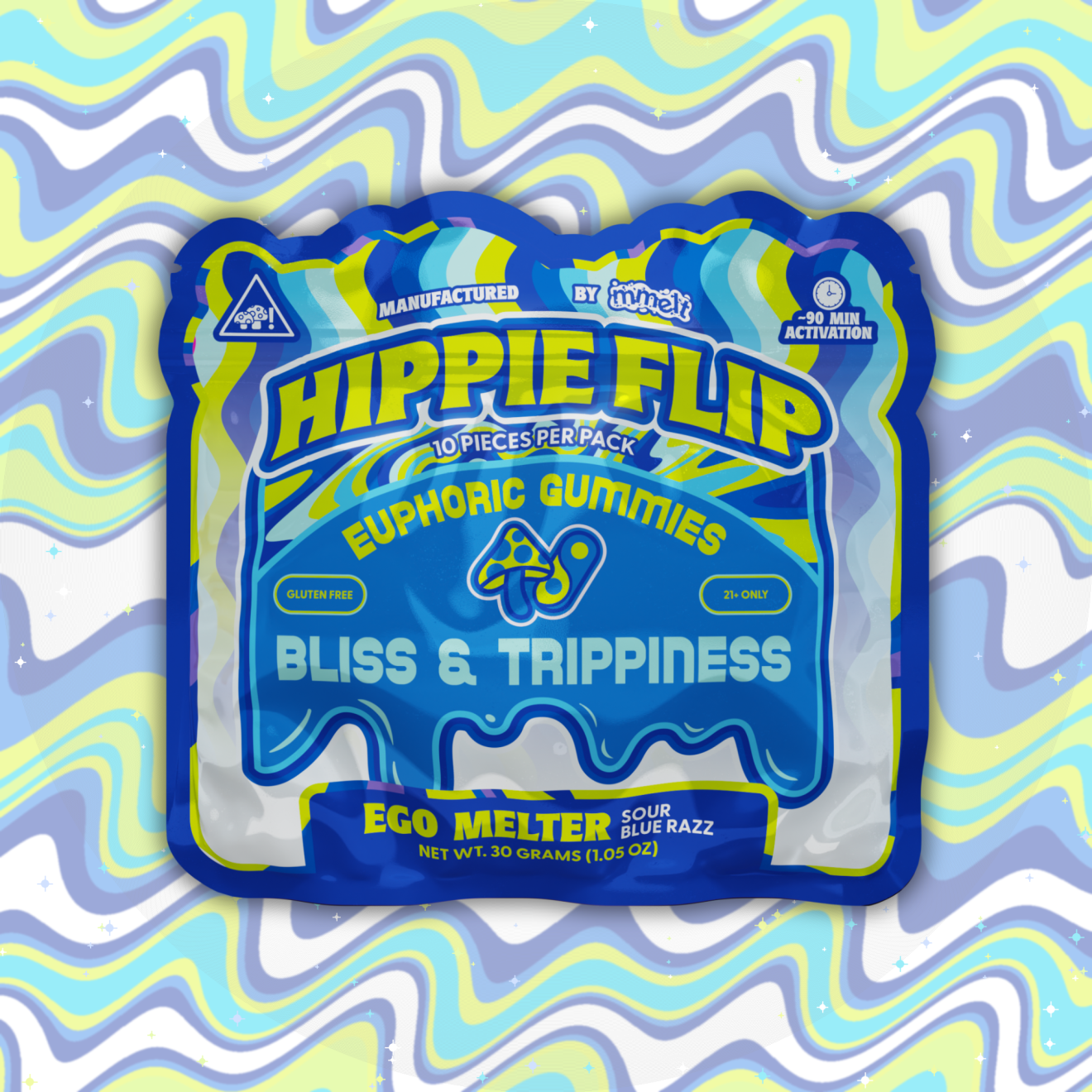 Hippie Flip Mushroom Gummies 10ct