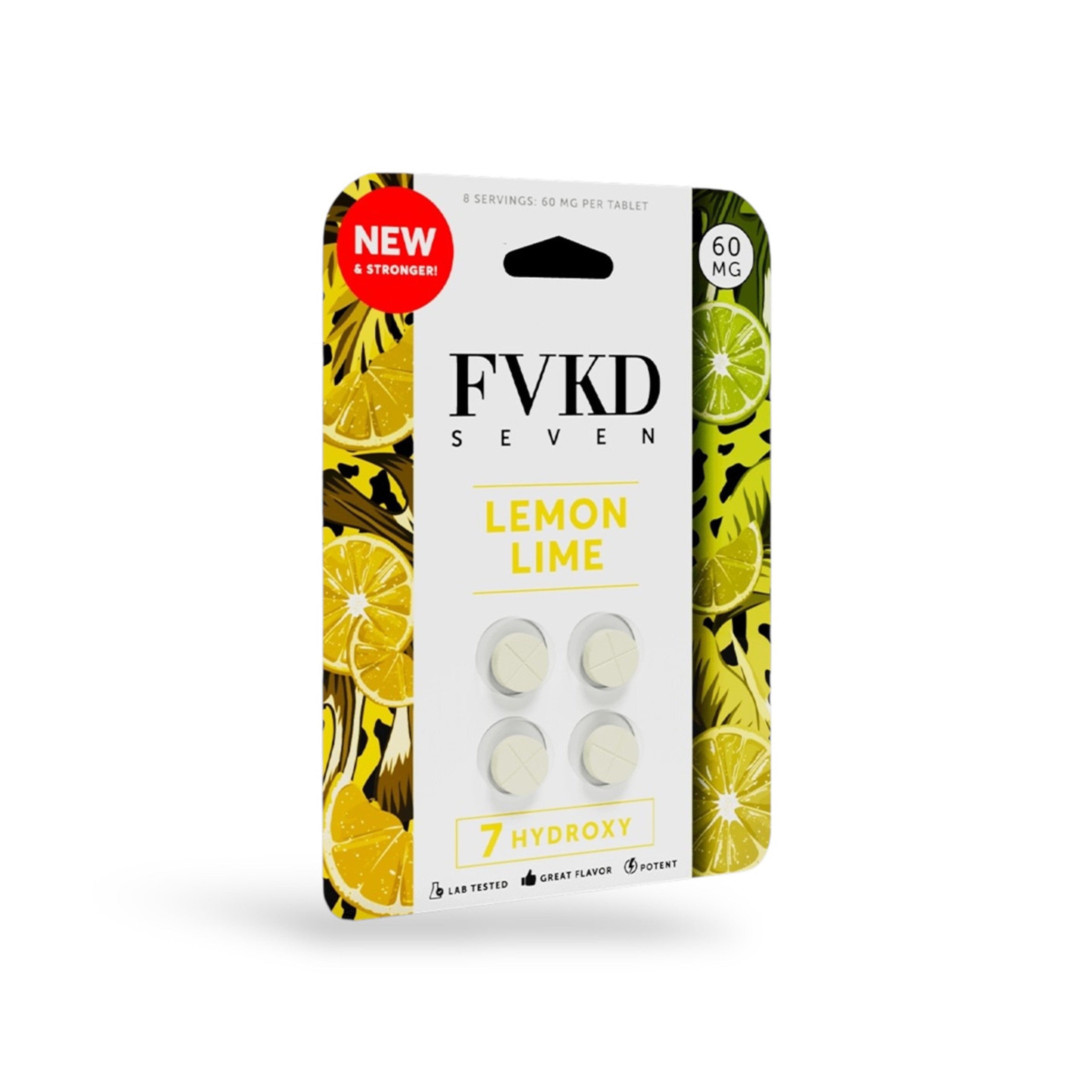 FVKD SEVEN 7-Hydroxy Chewable Tablets 60mg 4pk Get FVKD Coastal Hemp Co