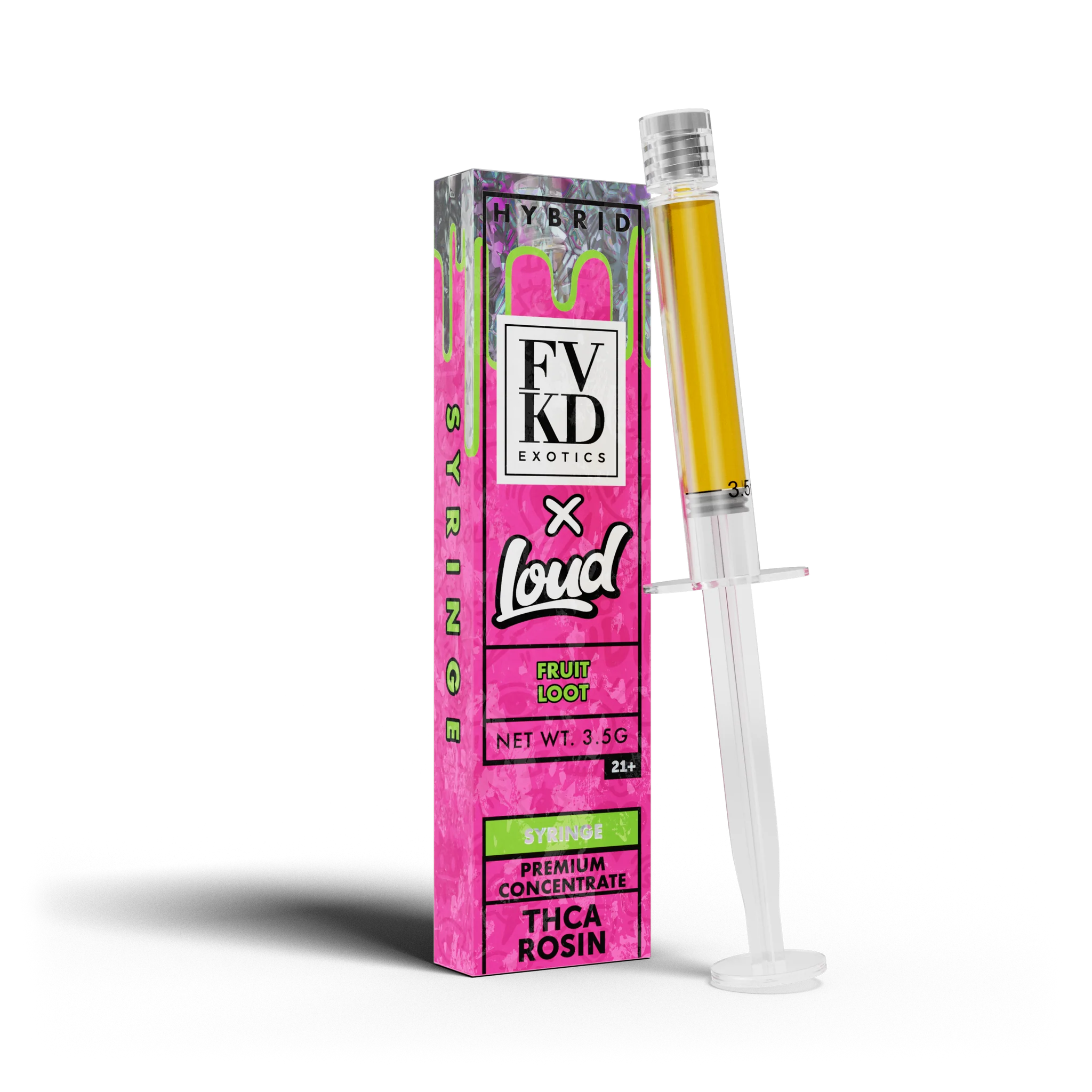 FVKD x Loud THCA Rosin Syringe 3.5G - Coastal Hemp Co