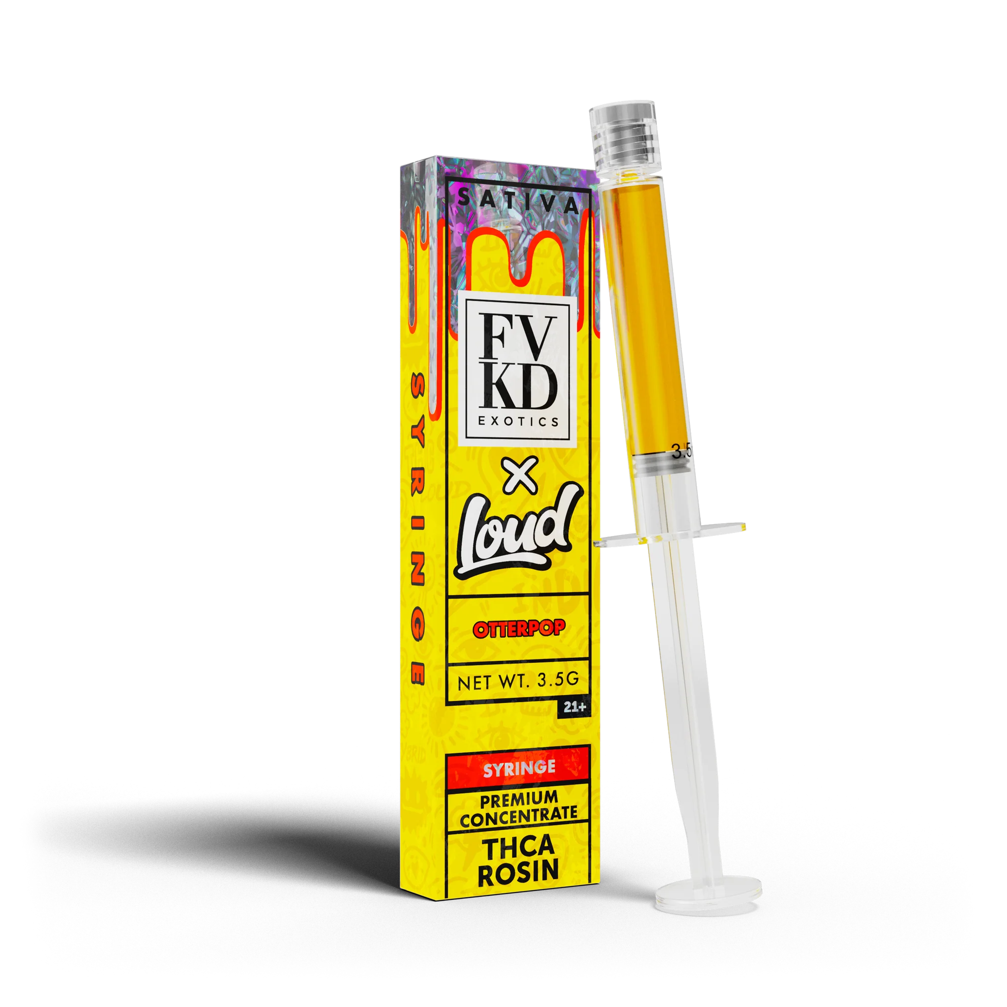 FVKD x Loud THCA Rosin Syringe 3.5G - Coastal Hemp Co