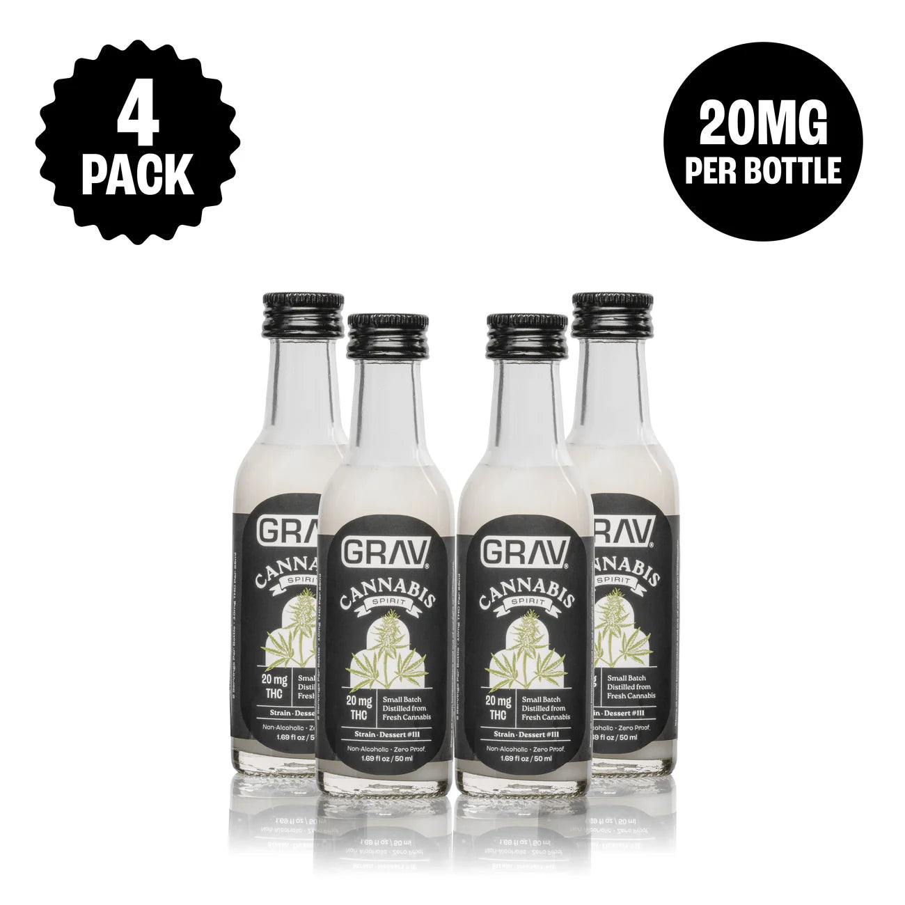 Grav Black Label D9 Cannabis Spirit 20mg 50mL Grav Coastal Hemp Co