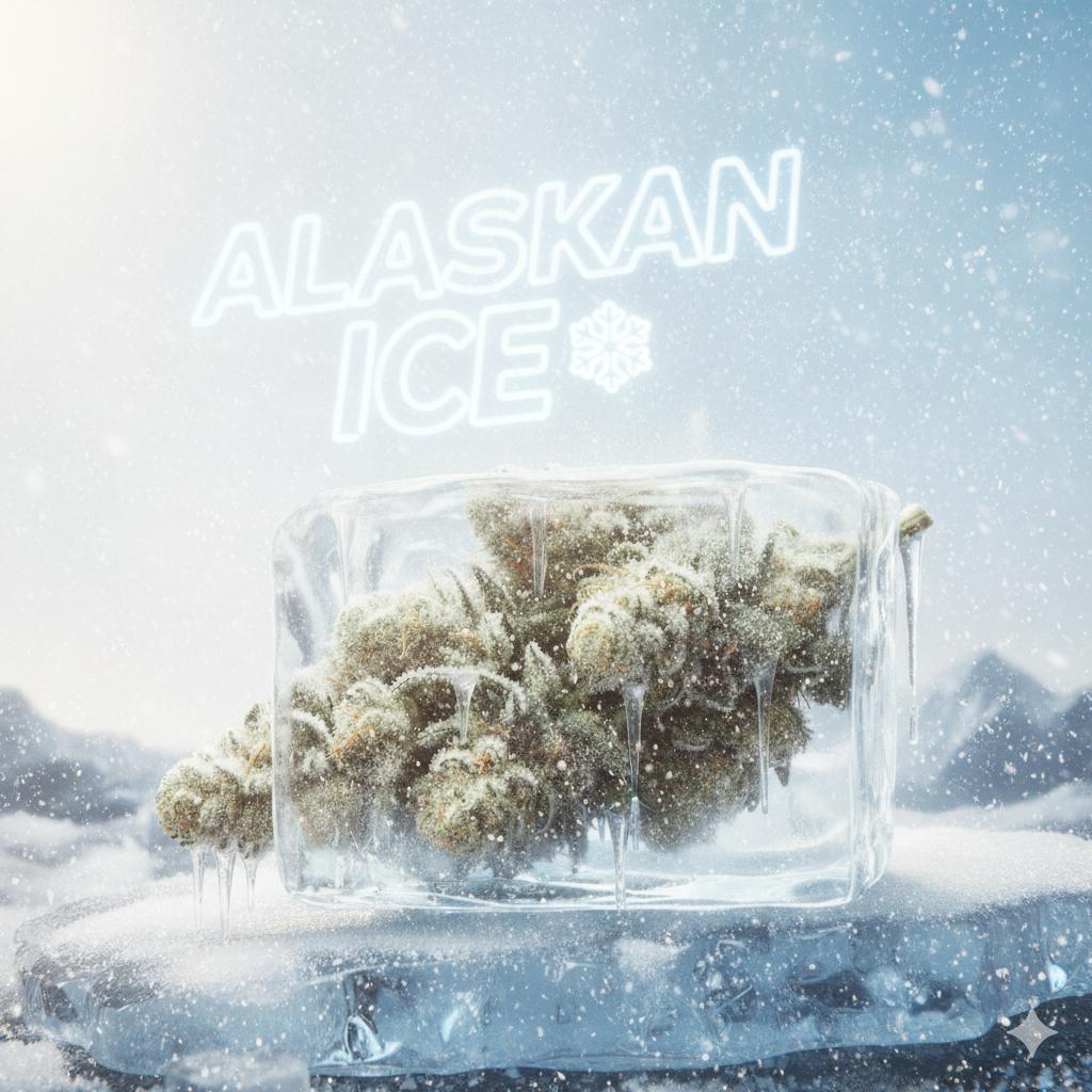 Alaskan Ice Smalls THCa Flower - Exotic Sativa Coastal Canna Coastal Hemp Co