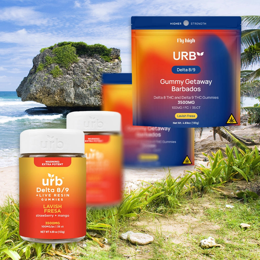 Urb D8/D9 THC Gummies 3500MG Lifted Made Coastal Hemp Co