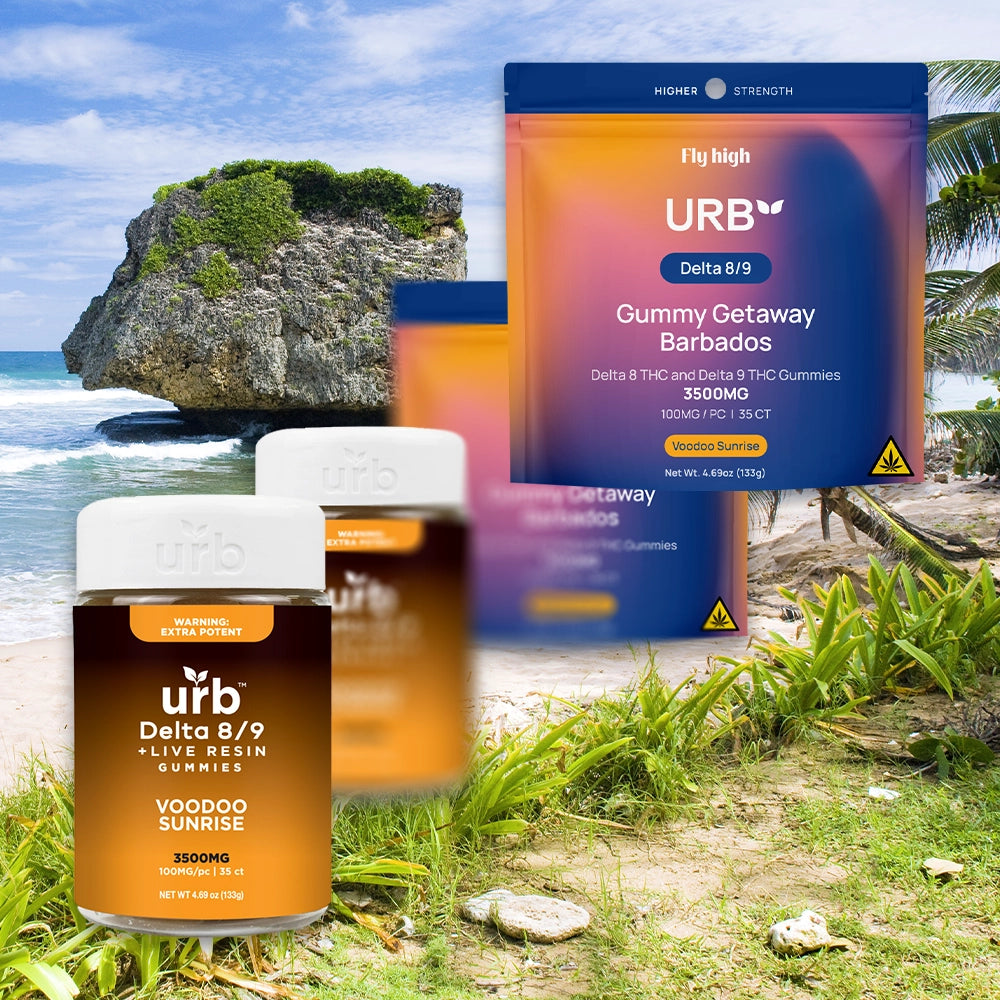 Urb D8/D9 THC Gummies 3500MG Lifted Made Coastal Hemp Co
