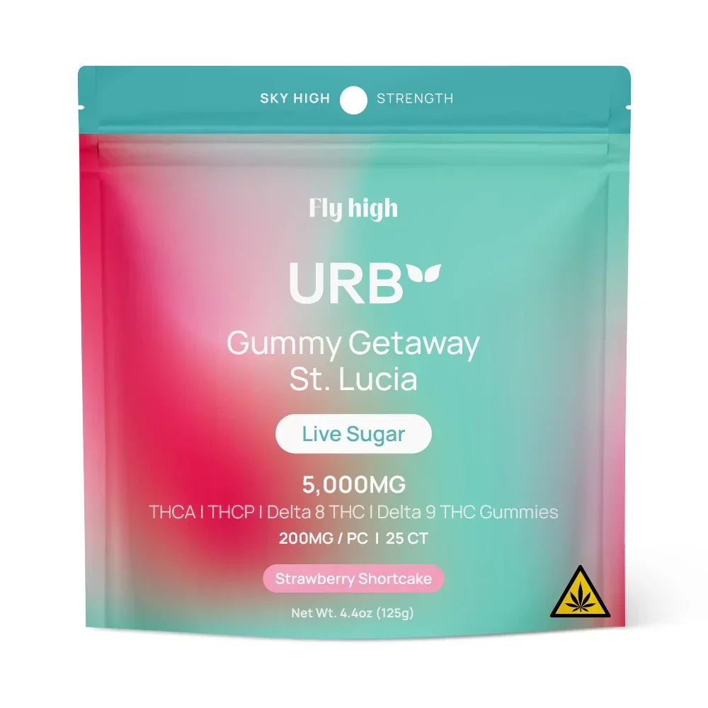 Urb Live Sugar THCA Gummies 5000MG Lifted Made Coastal Hemp Co
