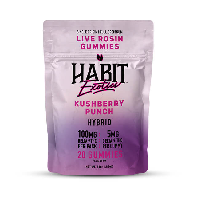 Habit Exotics Live Rosin Gummies Habi Coastal Hemp Co