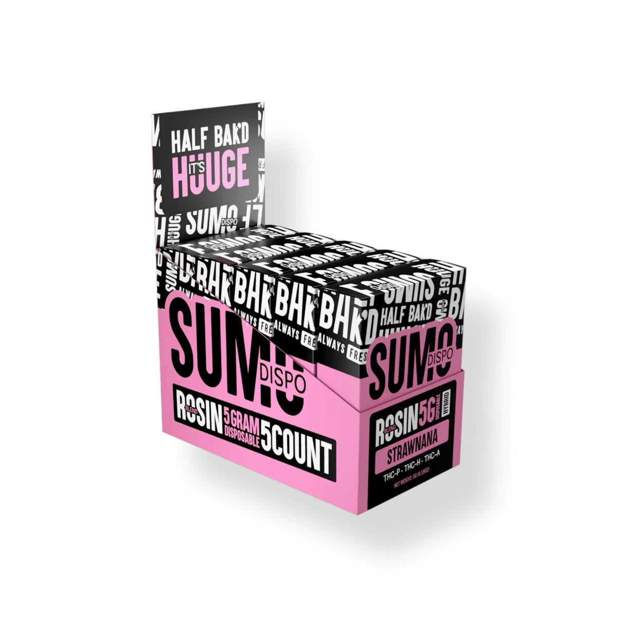 HALF BAK'D Sumo Disposable 5G | Box (5-Pk) - Coastal Hemp Co