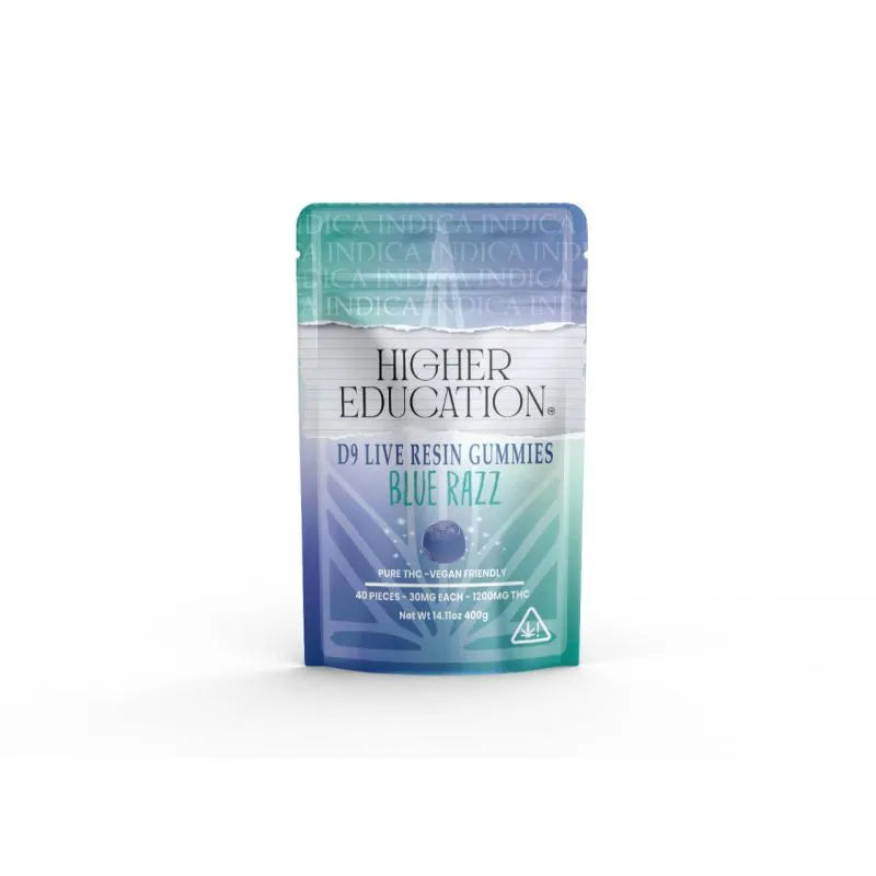 Higher Education Delta 9 Live Resin Gummies 1200mg Higher Education Coastal Hemp Co