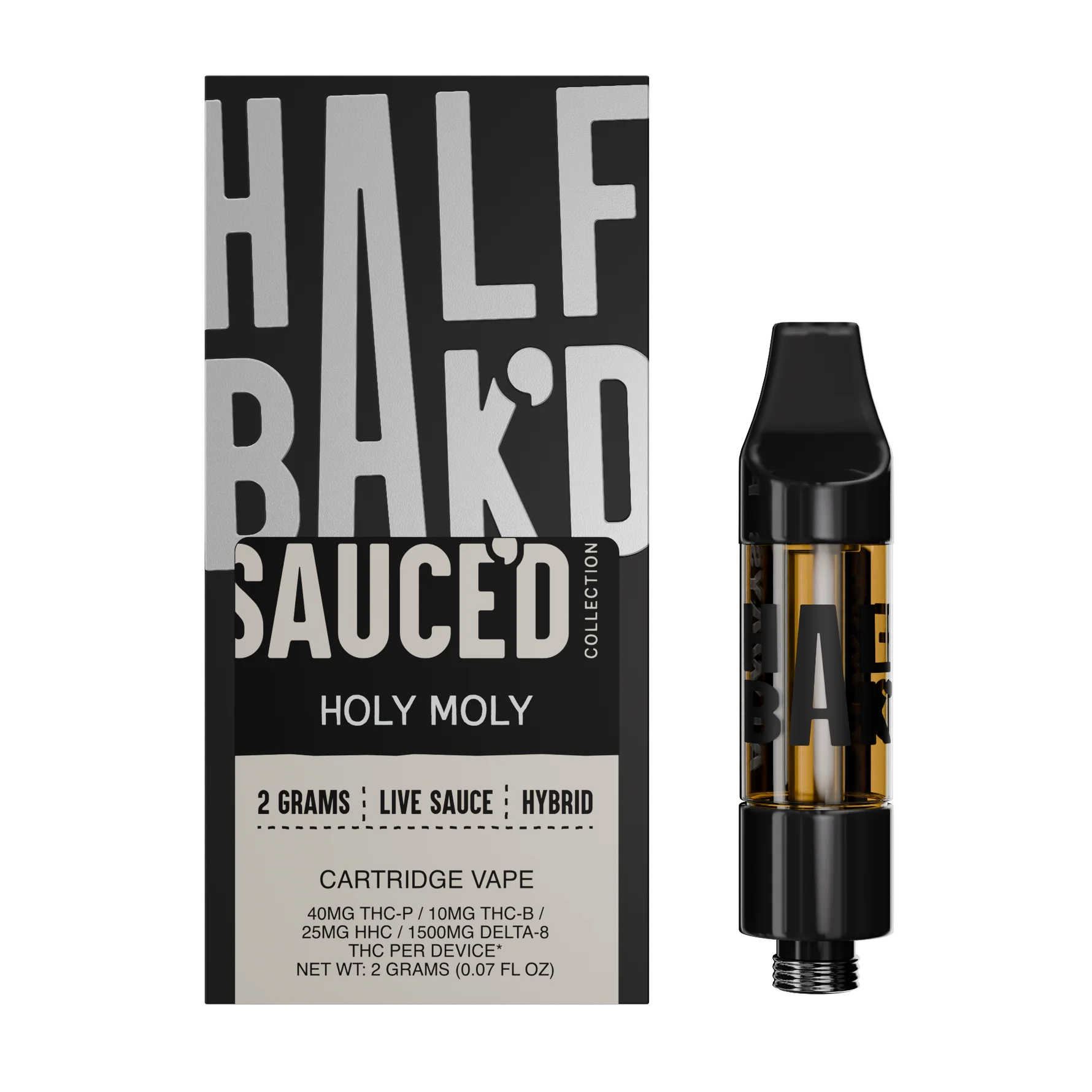 HALF BAK'D Sauce'd 2G Cartridge
