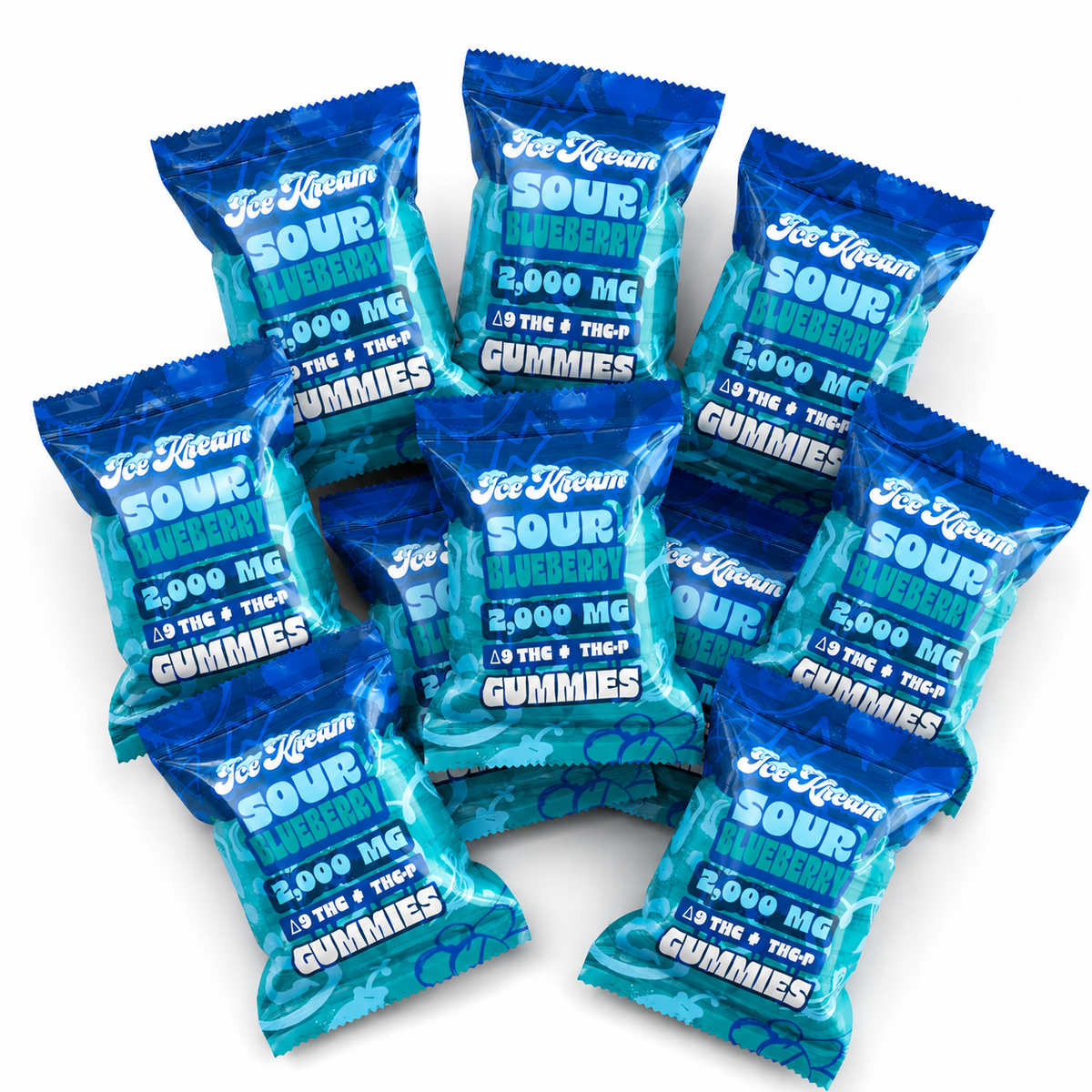 Ice Kream Single 2000mg Gummy - Coastal Hemp Co