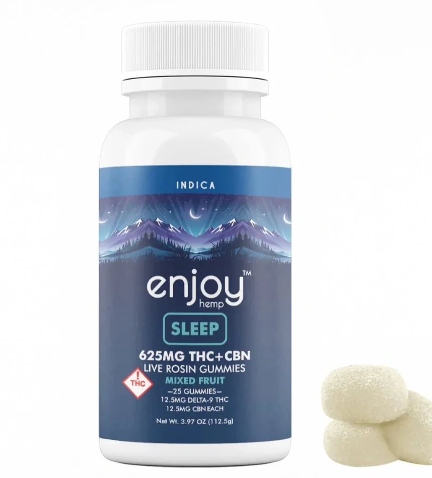 Enjoy Sleep Gummies Delta 9 THC + CBN