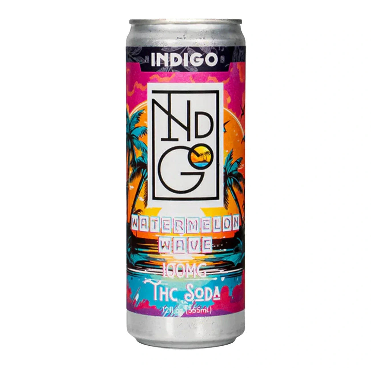 Indigo Seltzer 100mg THC Indigo Coastal Hemp Co