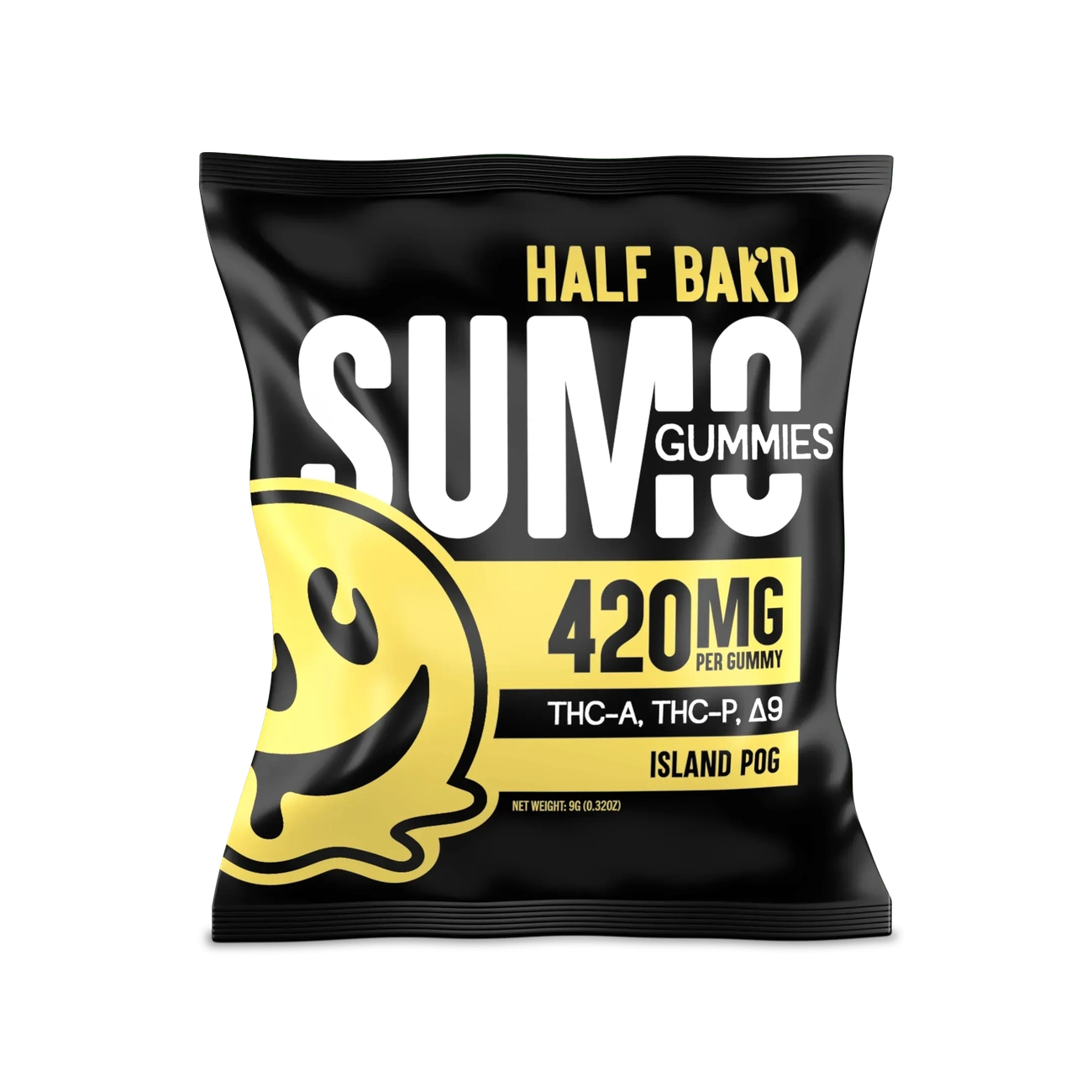 HALF BAK'D - Sumo Gummies 420mg 2ct Half Bak'd Coastal Hemp Co