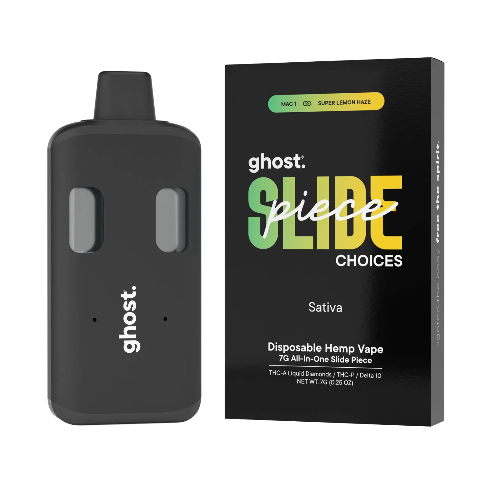 Ghost Slide Piece THCA Disposable 7G | 5ct Box - Coastal Hemp Co