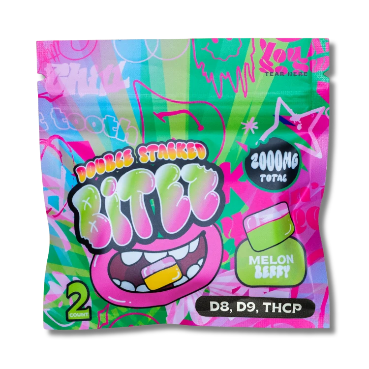 Ocho Extracts Double Stacked Bitez 2000mg (2pk) - Coastal Hemp Co