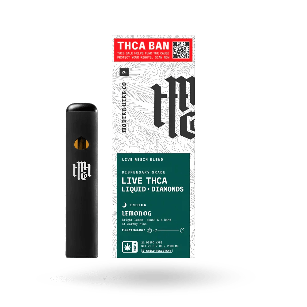 Modern Herb Co. THCA Liquid Diamonds Disposable 2G Modern Herb Co. THCA Liquid Diamonds Disposable 2G