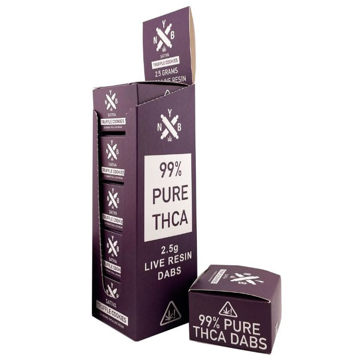 NYB THCA Live Resin Dabs 99% 2.5g | Display 5-Pack Not Your Bakery Coastal Hemp Co