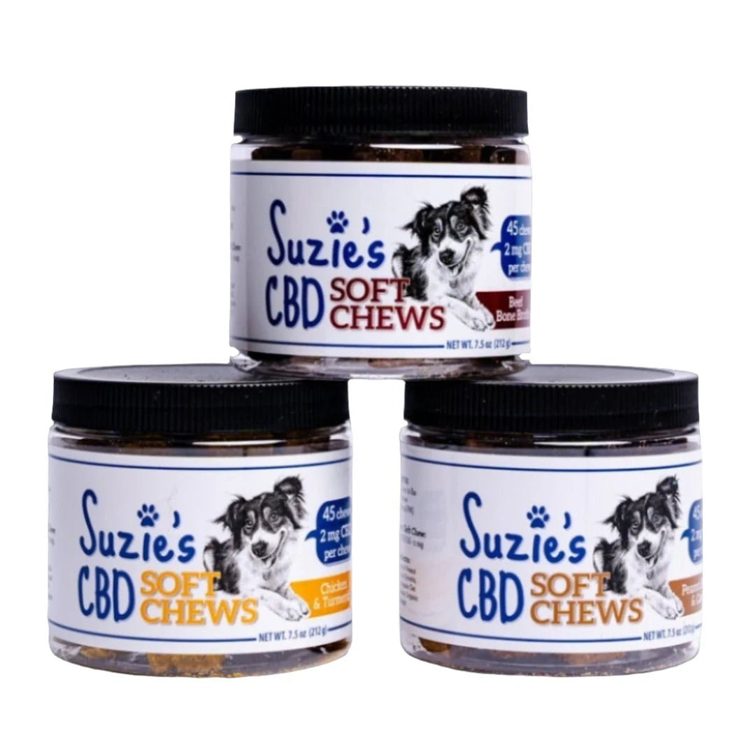 Suzie's CBD Dog Treats - Soft Chews 2mg