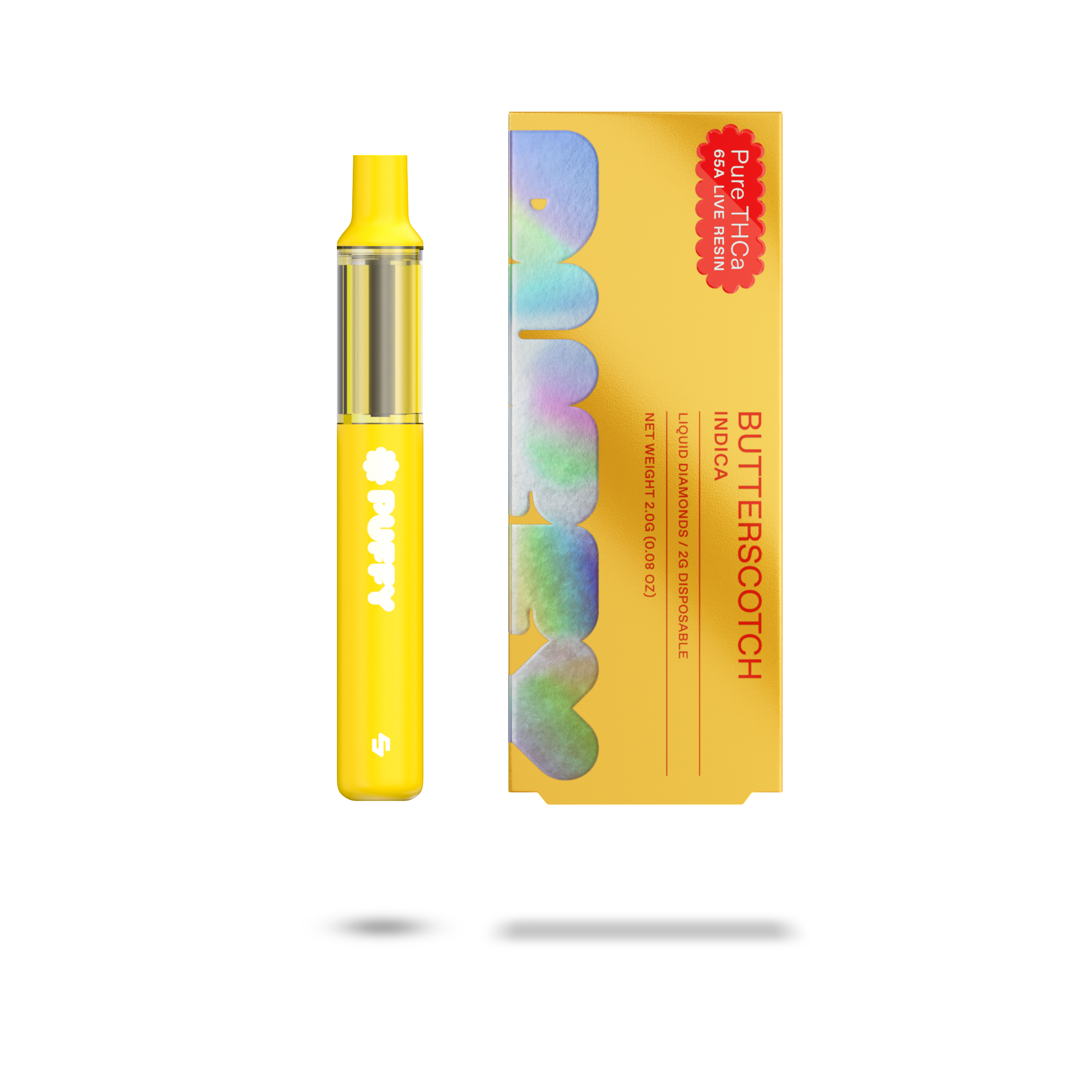PUFFY PURE THCA Live Resin Disposable 2G QWIN Coastal Hemp Co