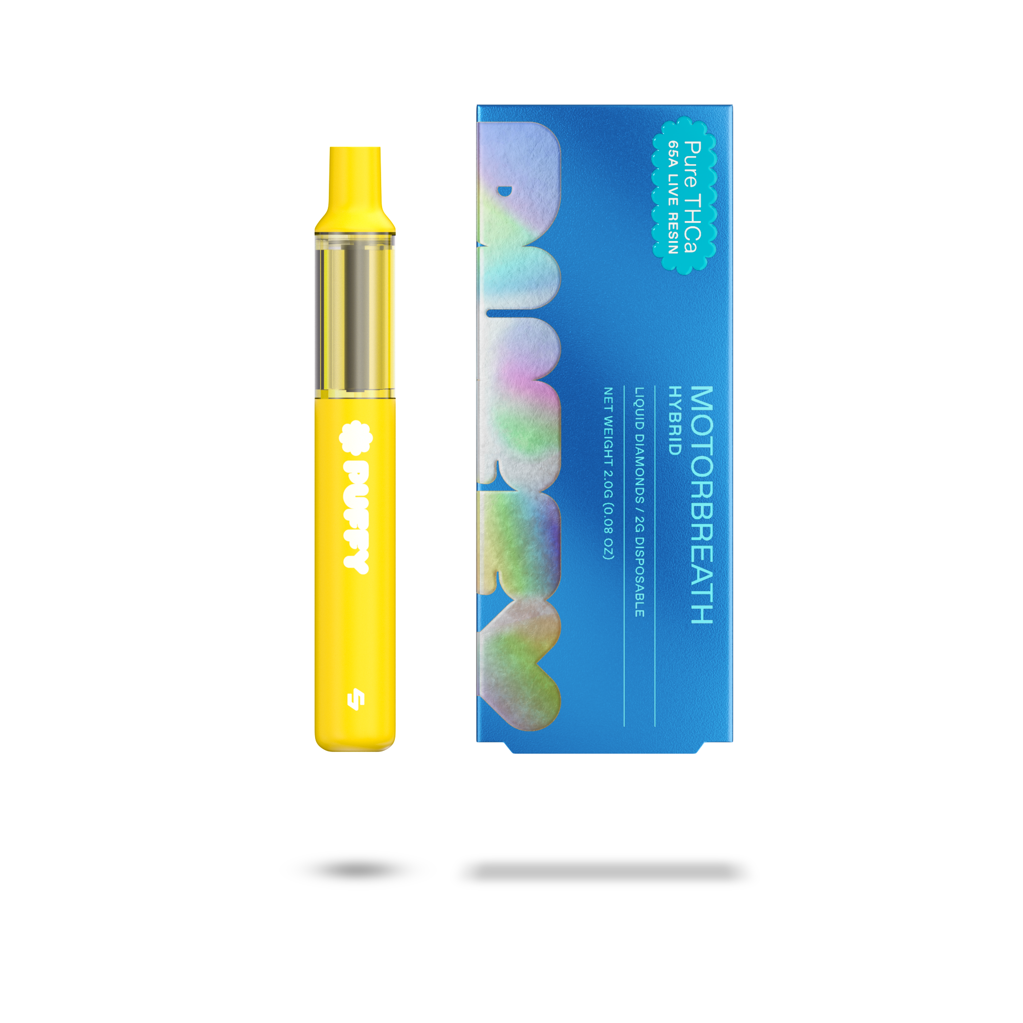 PUFFY PURE THCA Live Resin Disposable 2G QWIN Coastal Hemp Co
