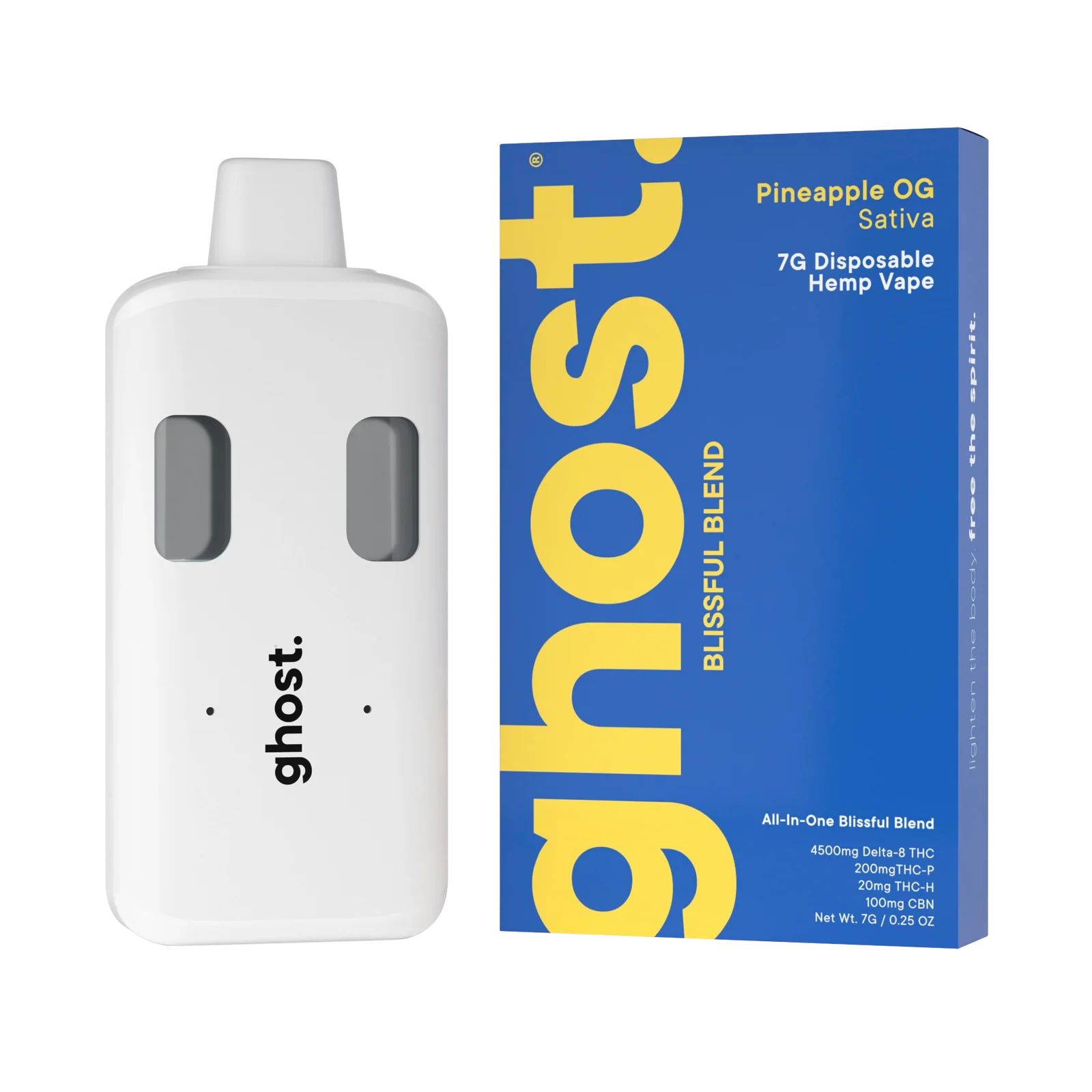 Ghost Blissful Blend THCA Disposable 7G - Coastal Hemp Co
