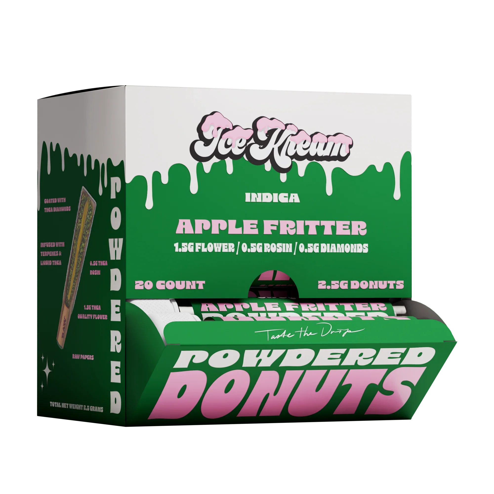 Ice Kream Powdered Donuts THCA PreRoll 2.5g Ice Kream Coastal Hemp Co