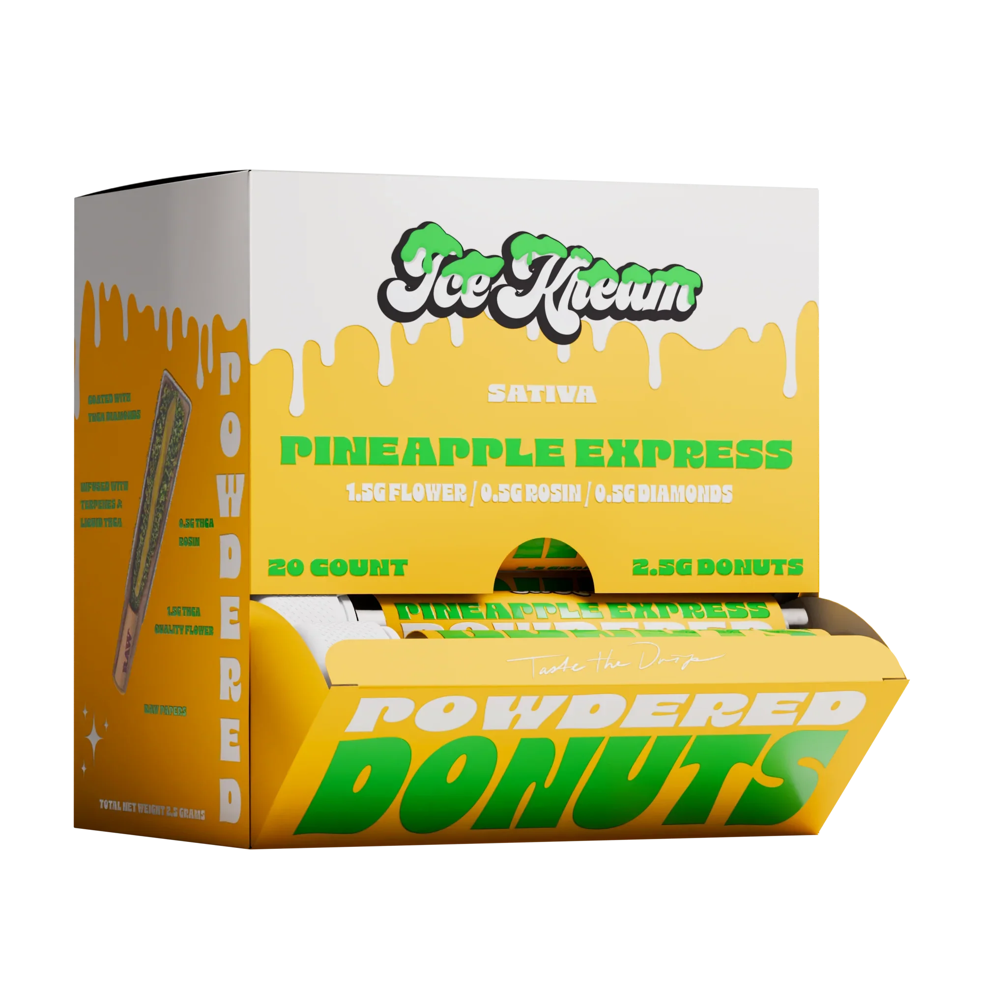 Ice Kream Powdered Donuts THCA PreRoll 2.5g Ice Kream Coastal Hemp Co