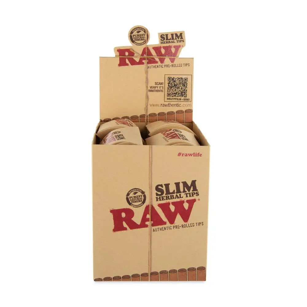Raw Pre-Rolled Tips - 20ct RAW Coastal Hemp Co