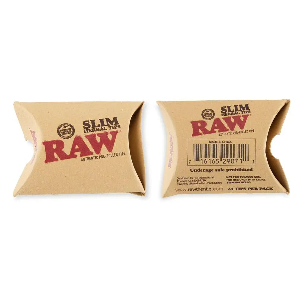 Raw Pre-Rolled Tips - 20ct RAW Coastal Hemp Co
