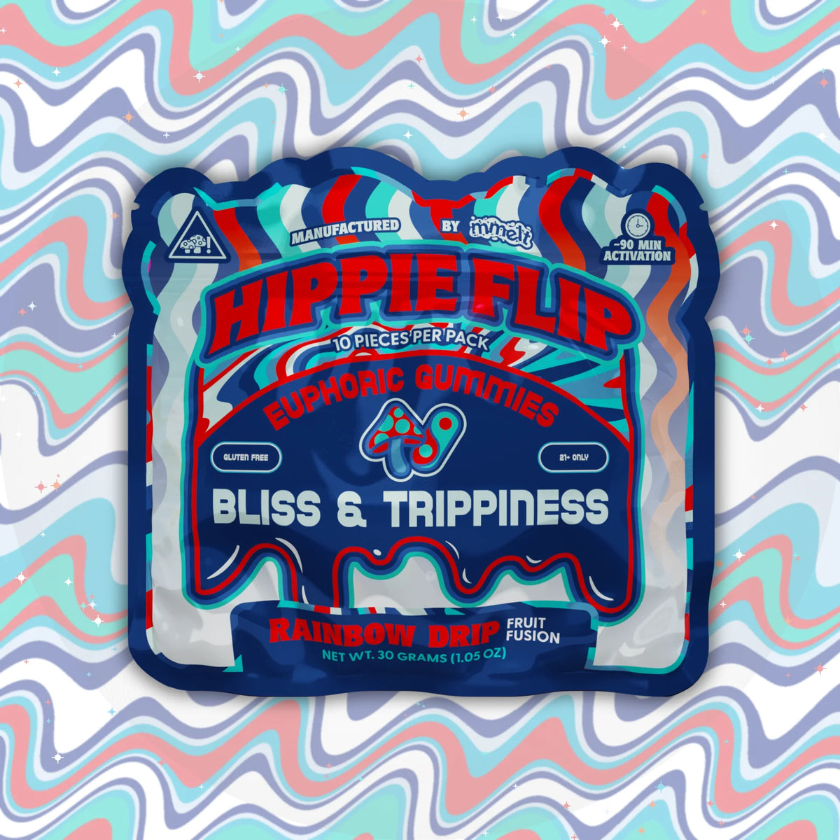 Hippie Flip Mushroom Gummies 10ct - Coastal Hemp Co