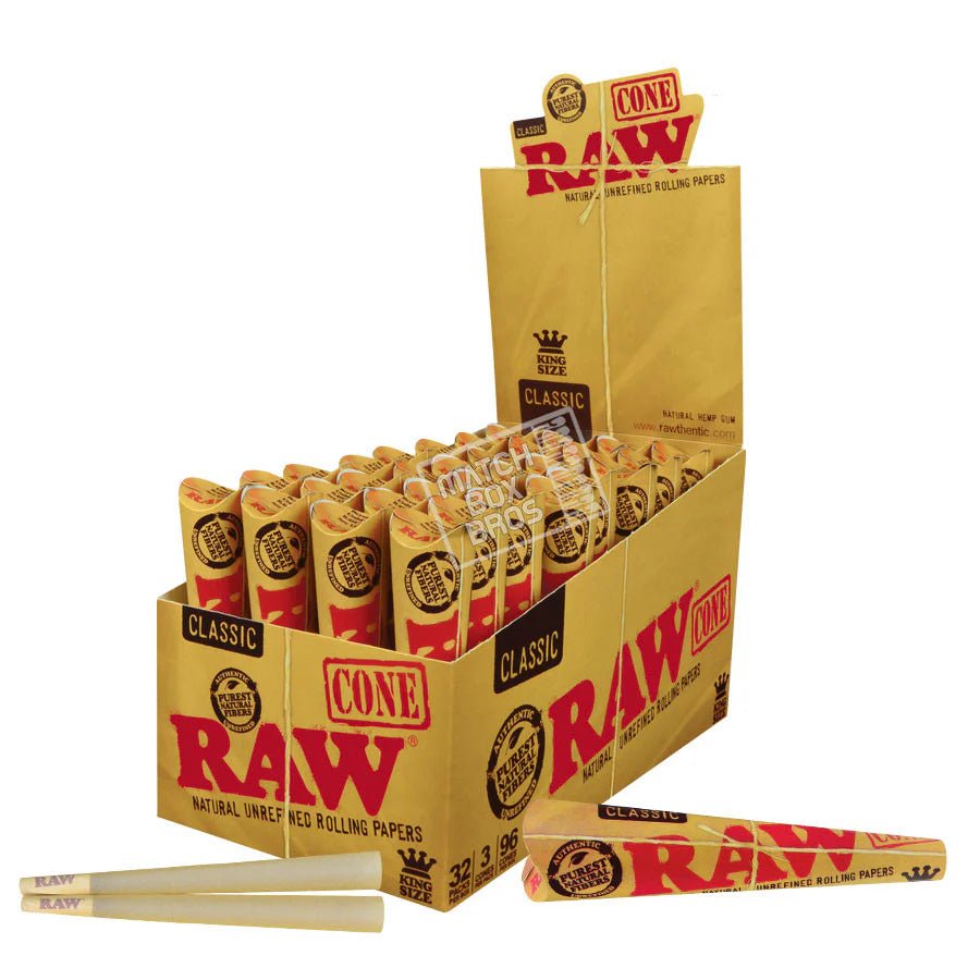 RAW - RAW Classic King Size Cones - Shop Coastal Hemp Co