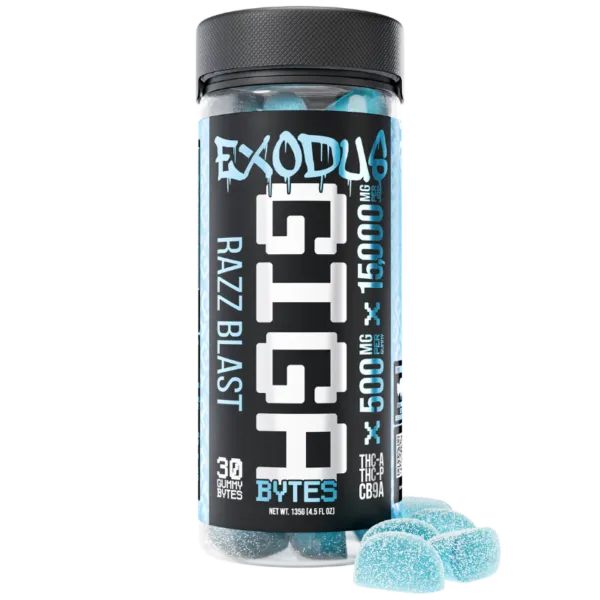 Exodus Gigabyte Gummies 15,000 mg Exodus Labs Coastal Hemp Co